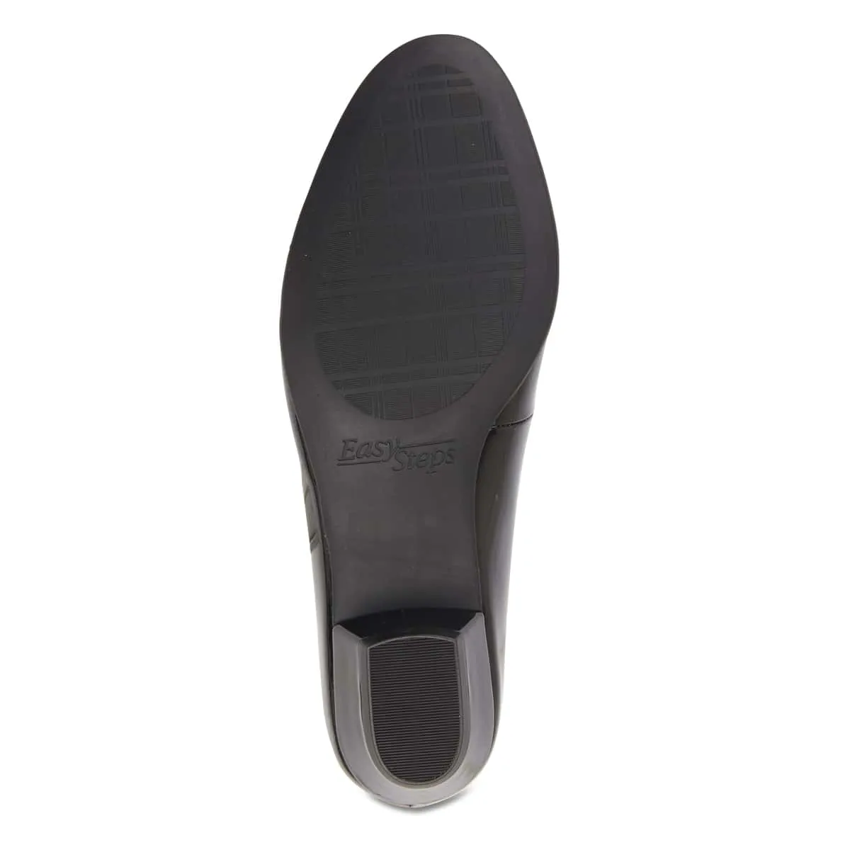 Radius Heel in Black Patent
