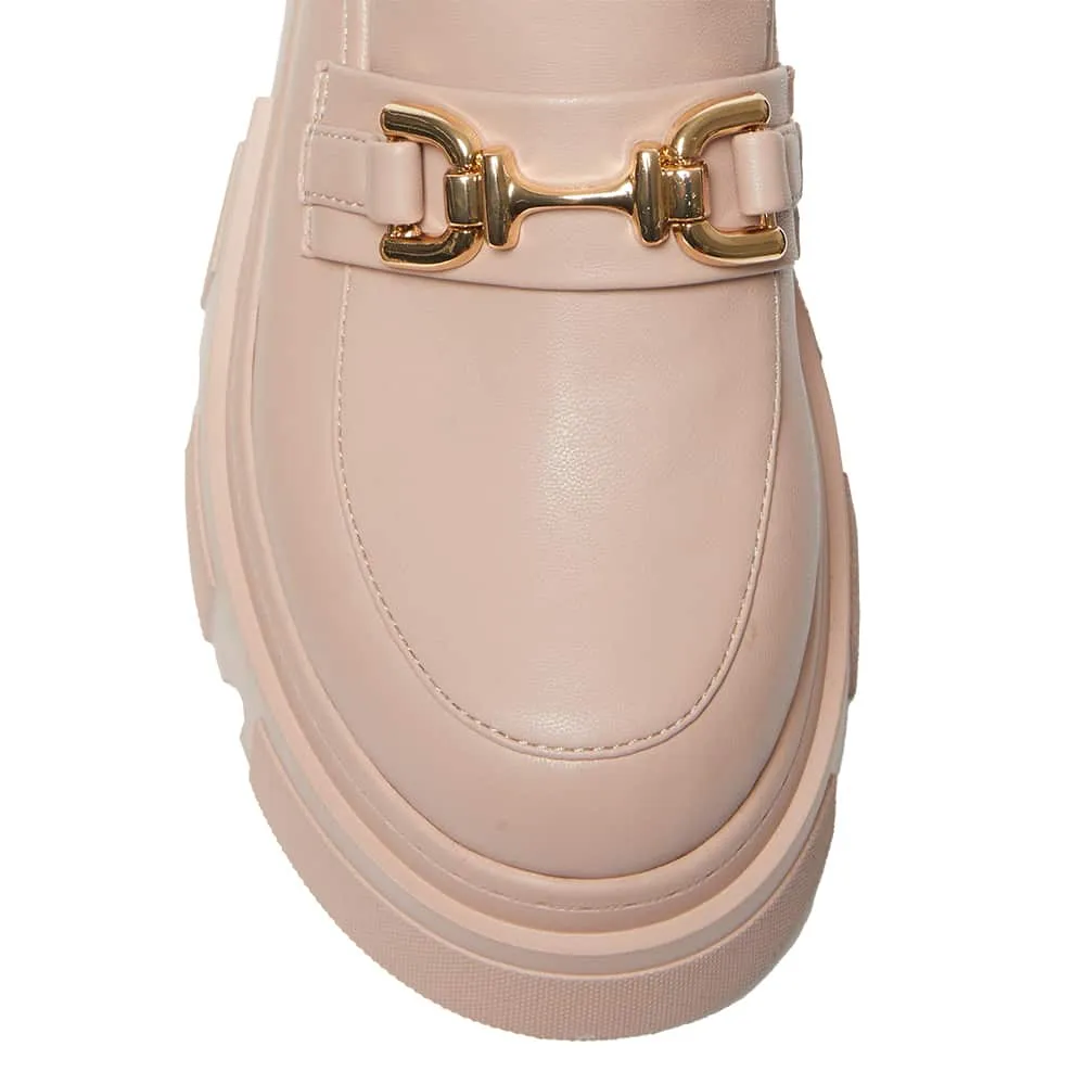 Rampage Loafer in Blush Smooth
