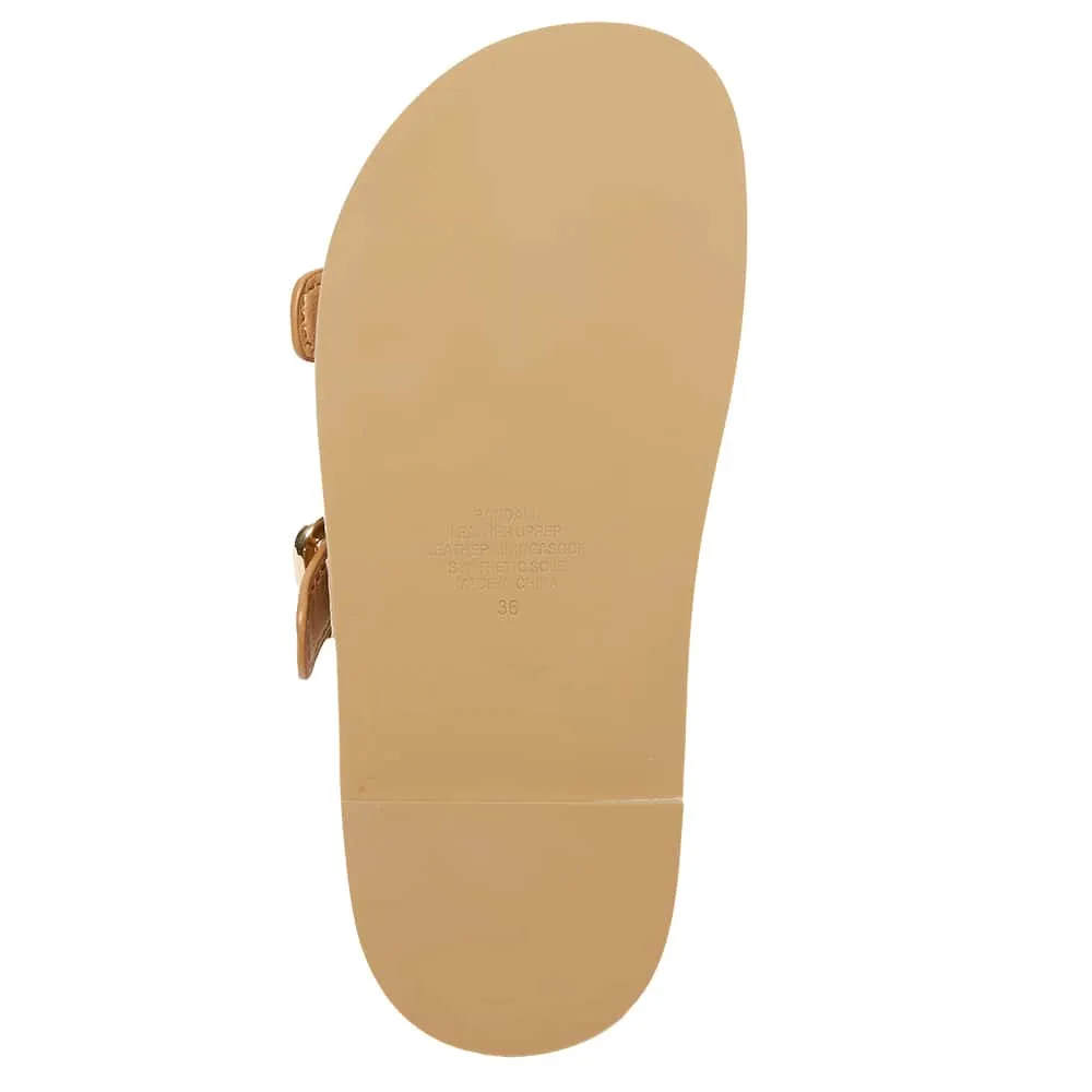 Randall Slide in Tan Leather