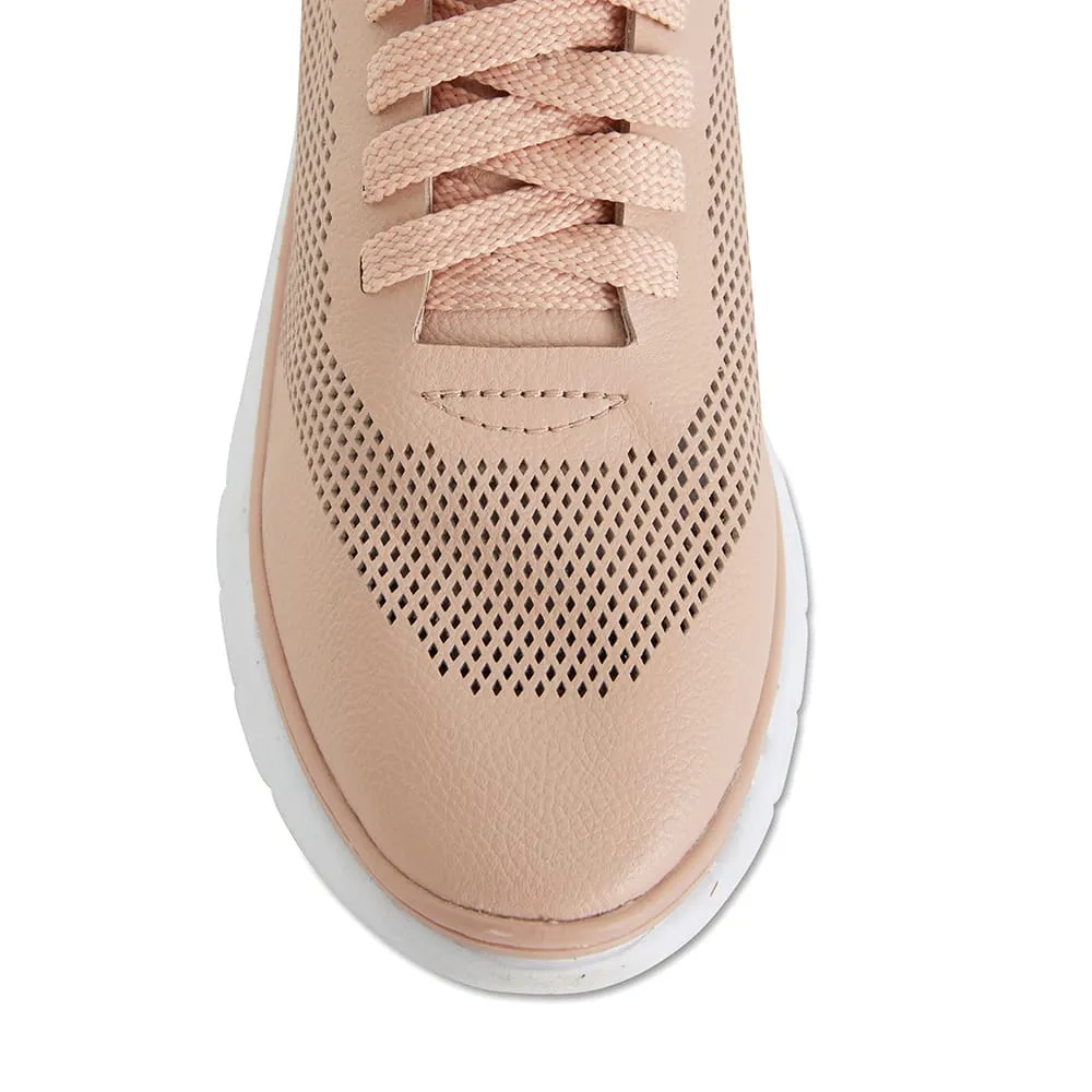 Ratio Sneaker in Blush Leather