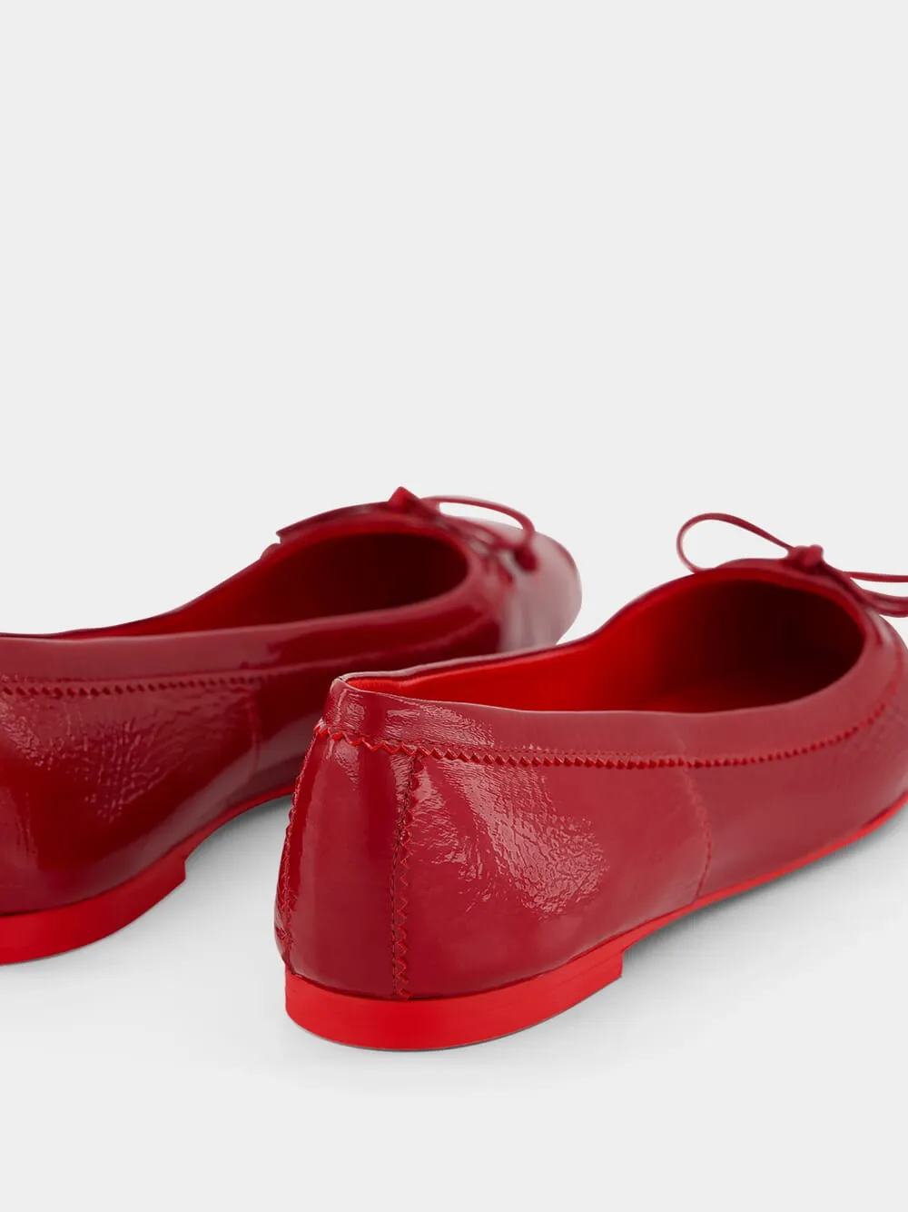 Red Mamadrague Ballerinas