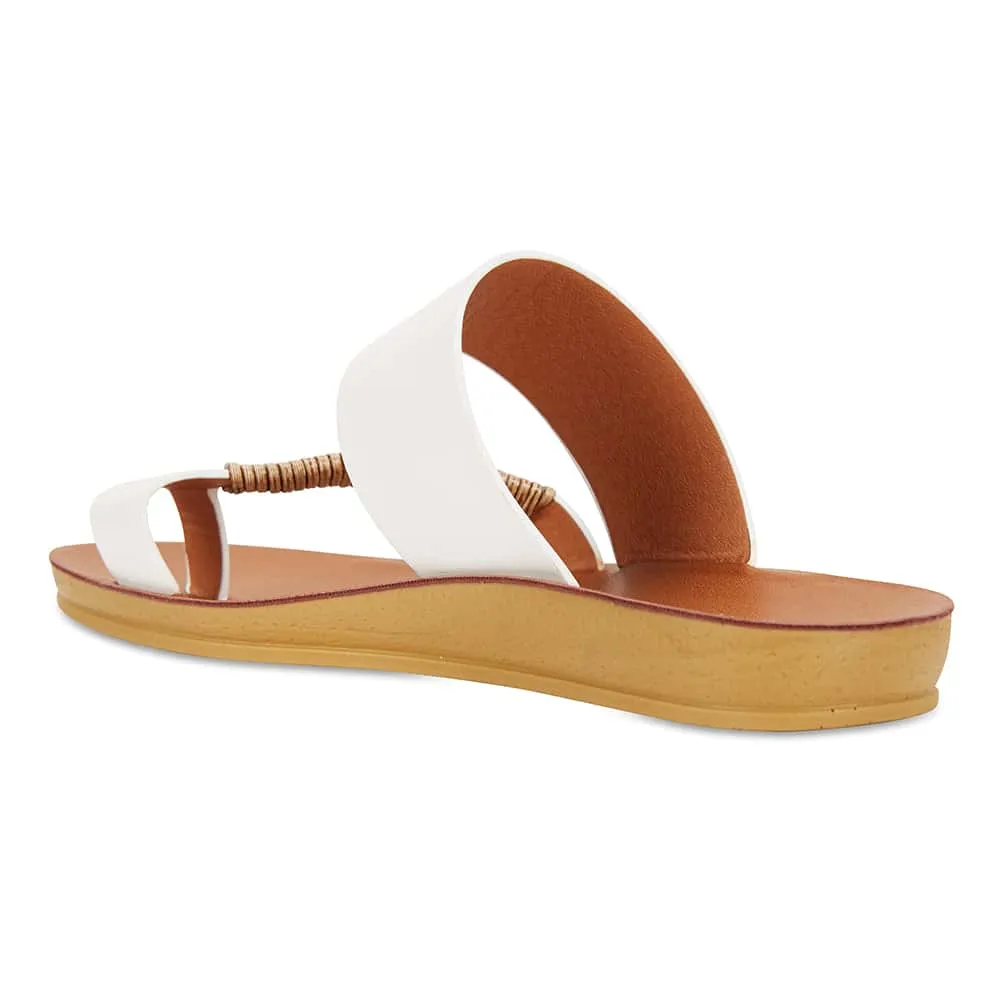 Reed Slide in White
