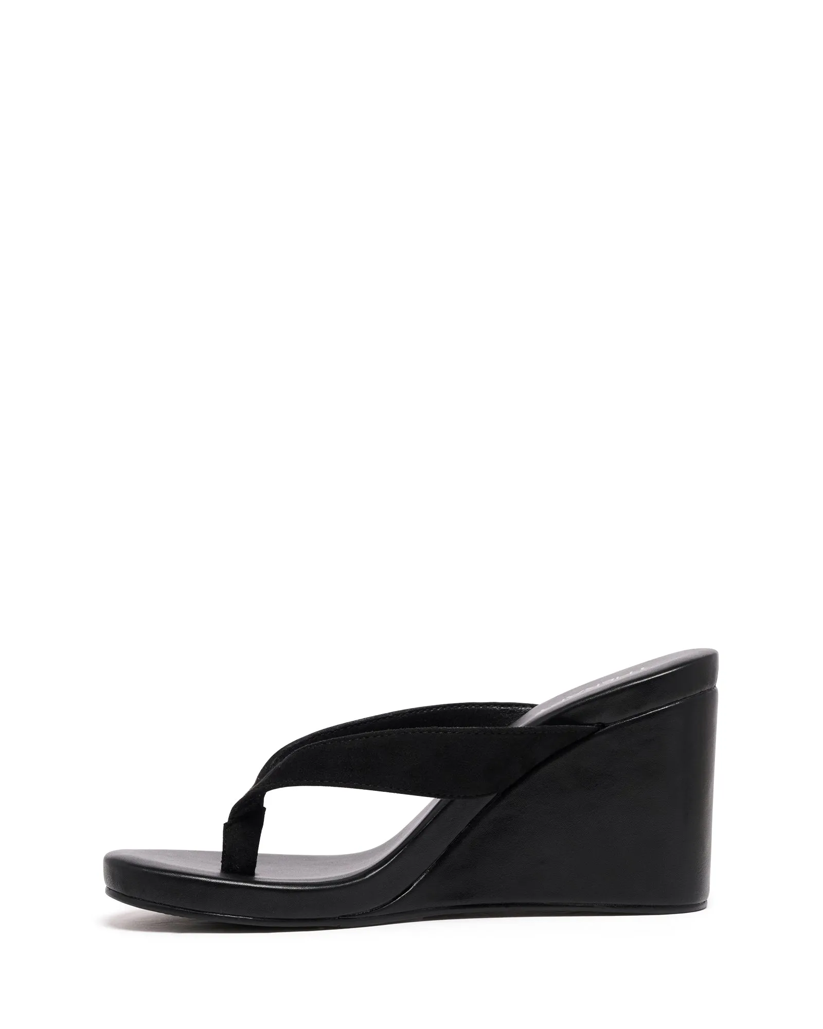 Ren Wedge Black Suede