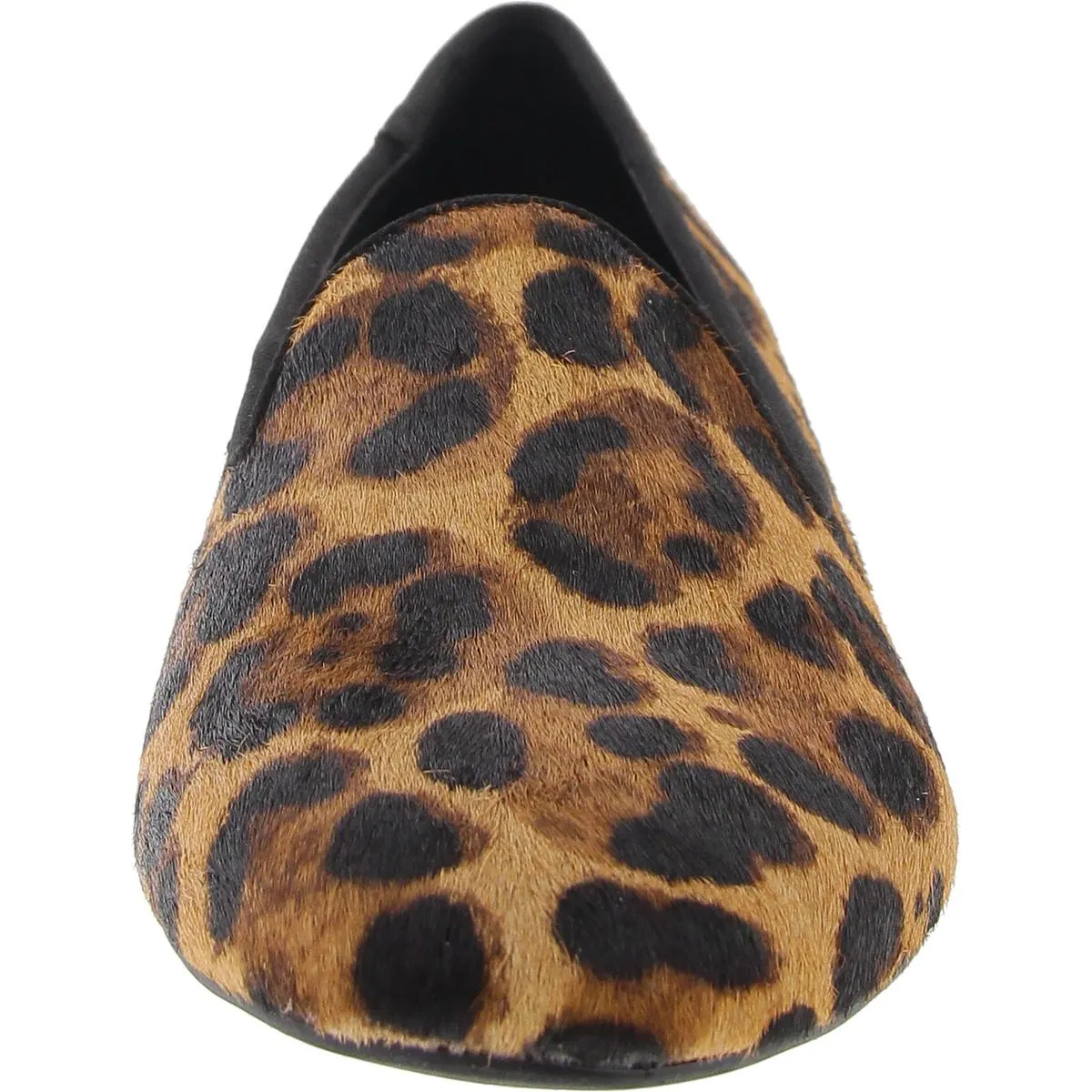 RENOLDCH Womens Animal Print Leather Loafers