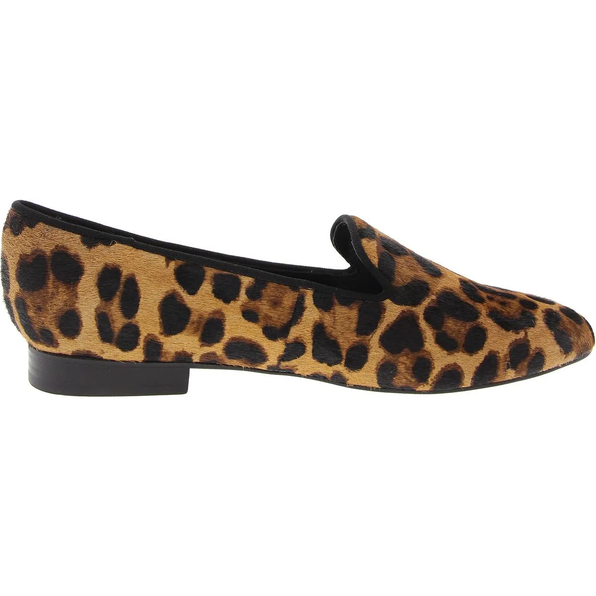 RENOLDCH Womens Animal Print Leather Loafers