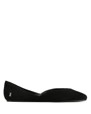 Rin Black Kid Suede