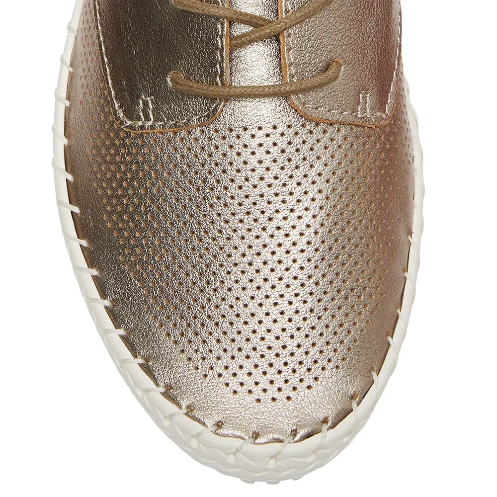 Ripley Sneaker in Pewter Leather