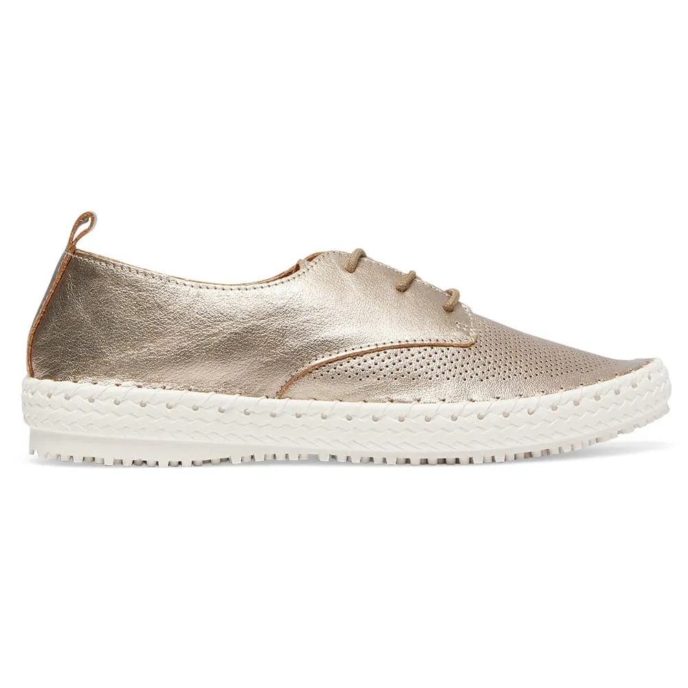 Ripley Sneaker in Pewter Leather