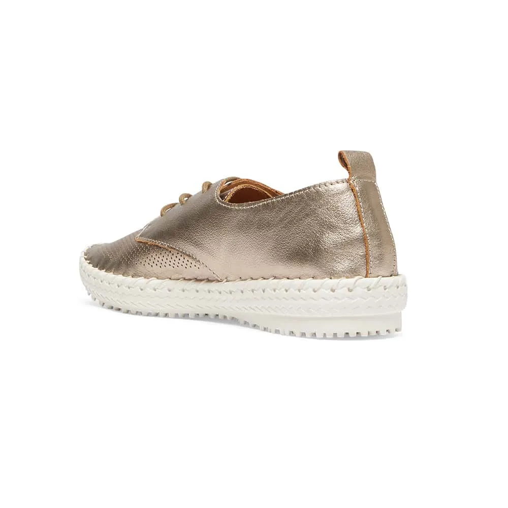 Ripley Sneaker in Pewter Leather