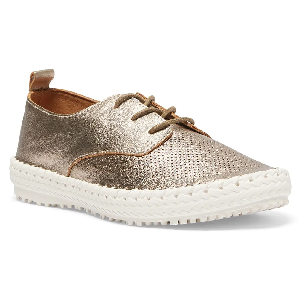 Ripley Sneaker in Pewter Leather