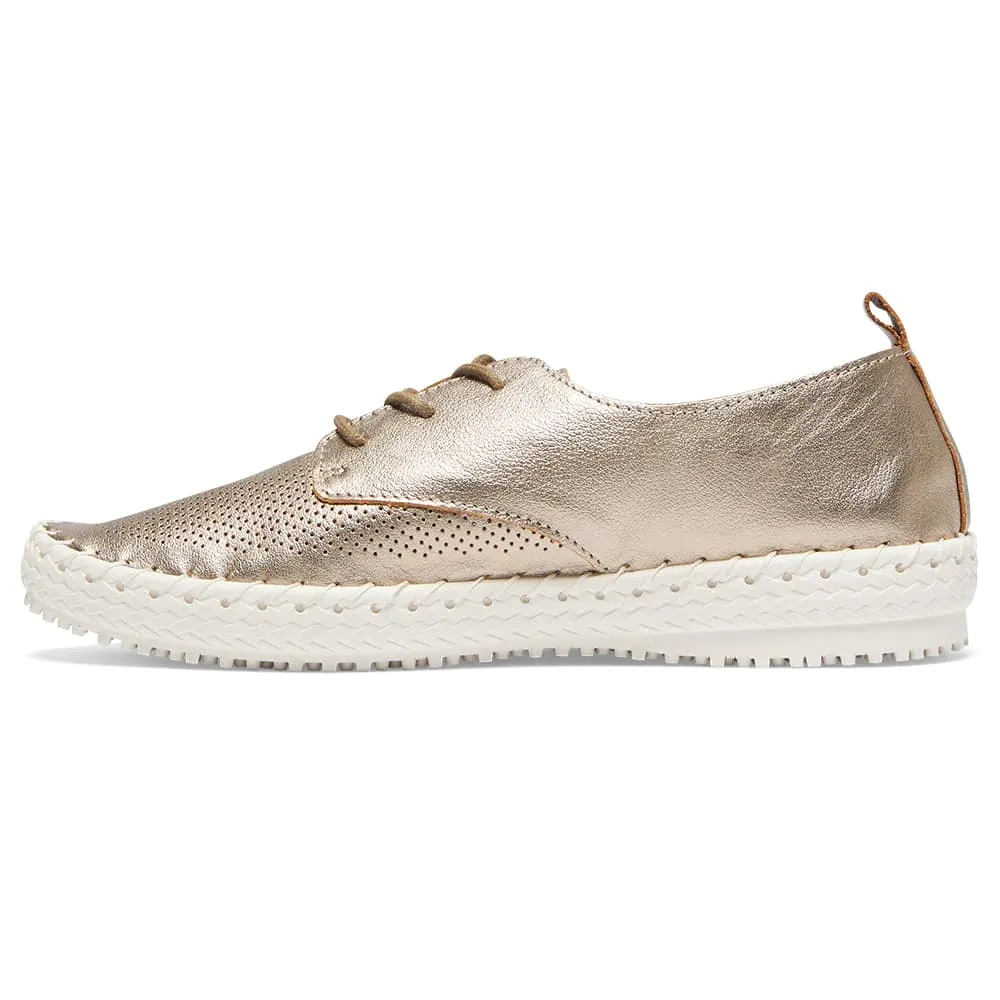 Ripley Sneaker in Pewter Leather