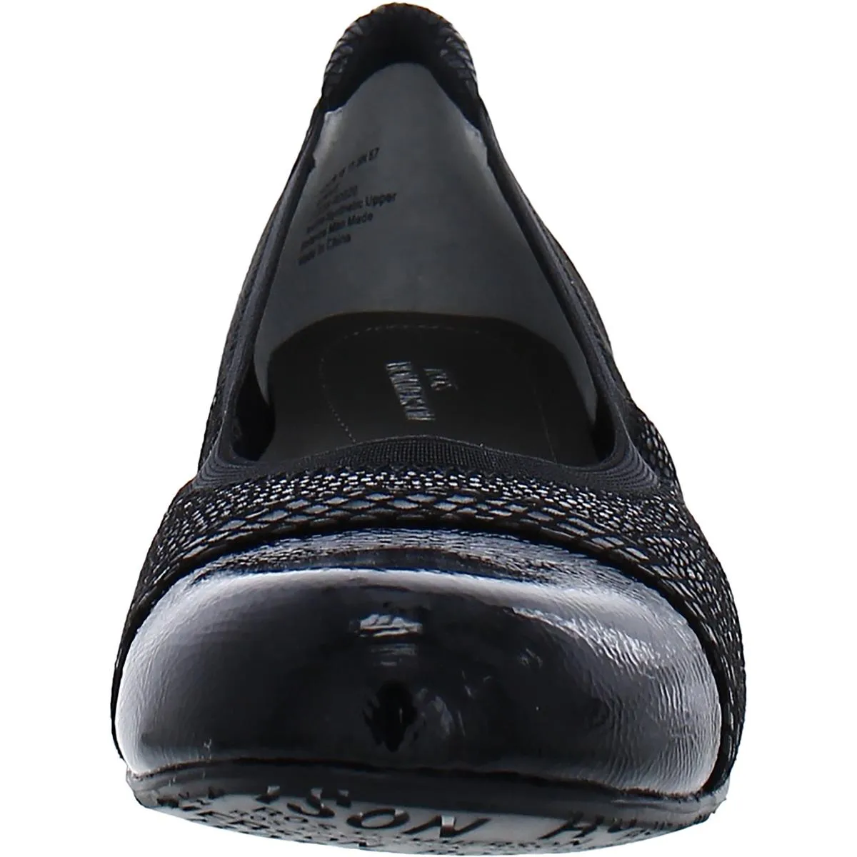 Ronnie  Womens Faux Leather Dressy Ballet Flats