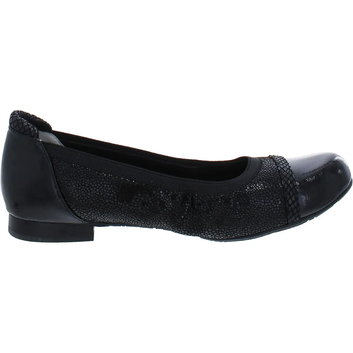 Ronnie  Womens Faux Leather Dressy Ballet Flats