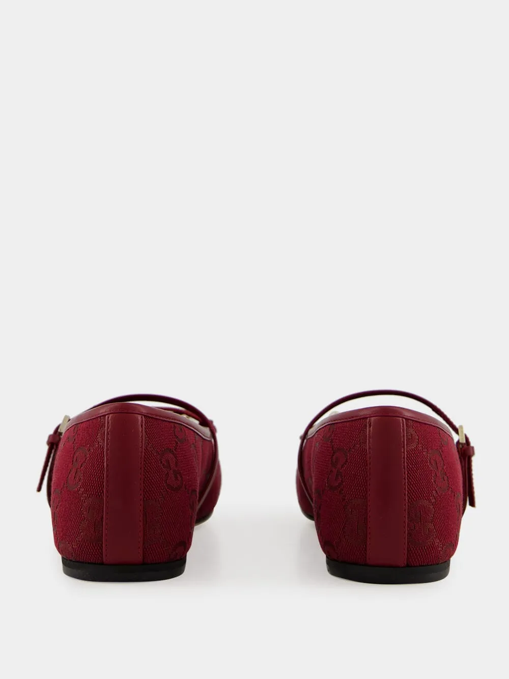 Rosso Ancora Red Horsebit Ballet Flat