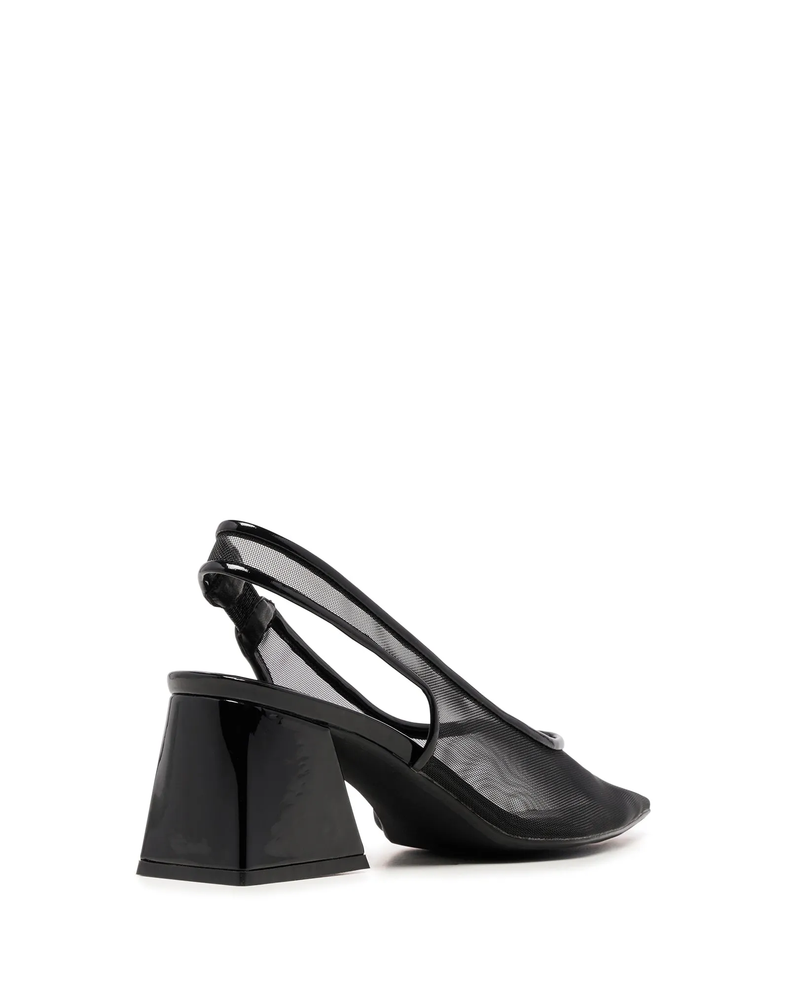 Saint Mesh Slingback Black