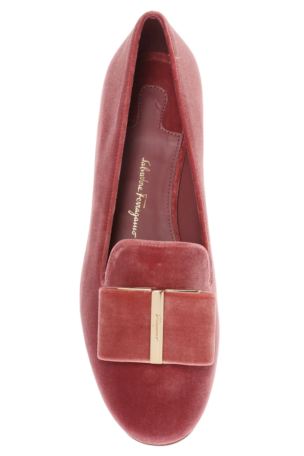 SALVATORE FERRAGAMO Sarno Women's 680210 Pink Flats