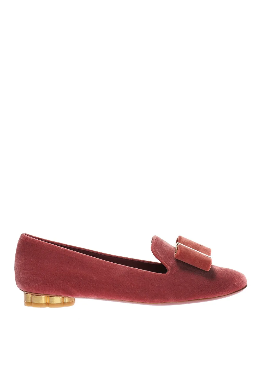 SALVATORE FERRAGAMO Sarno Women's 680210 Pink Flats