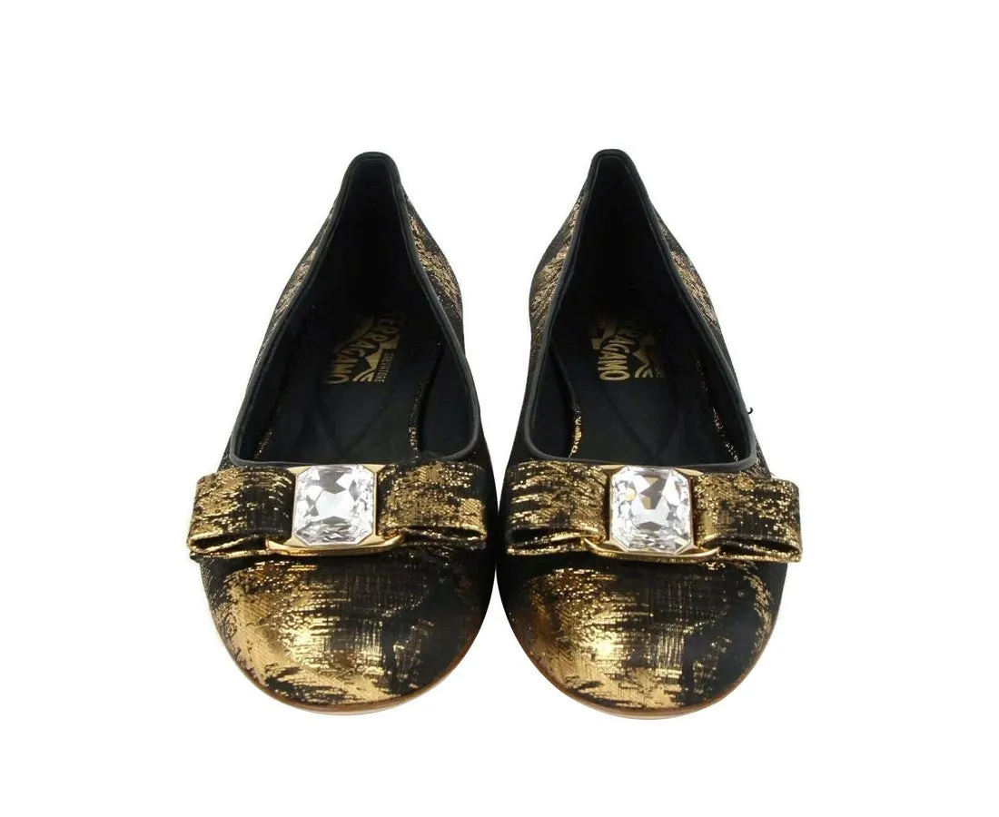 Salvatore Ferragamo Women's /  Fabric Ballet Flat