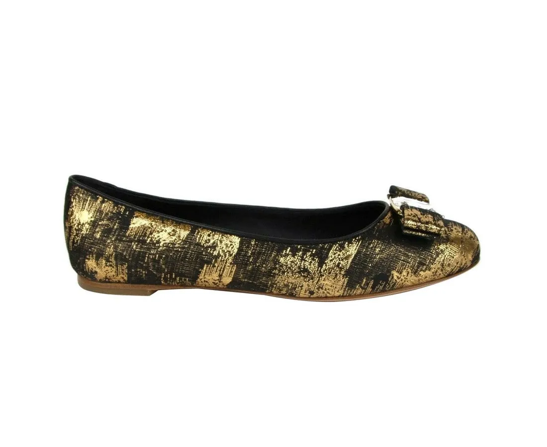 Salvatore Ferragamo Women's /  Fabric Ballet Flat