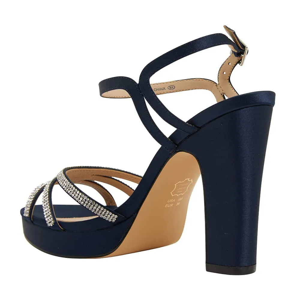 Saralyn Heel in Navy
