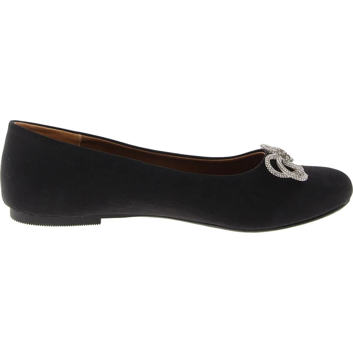 Sashimi Womens Bow Shimmer Ballet Flats