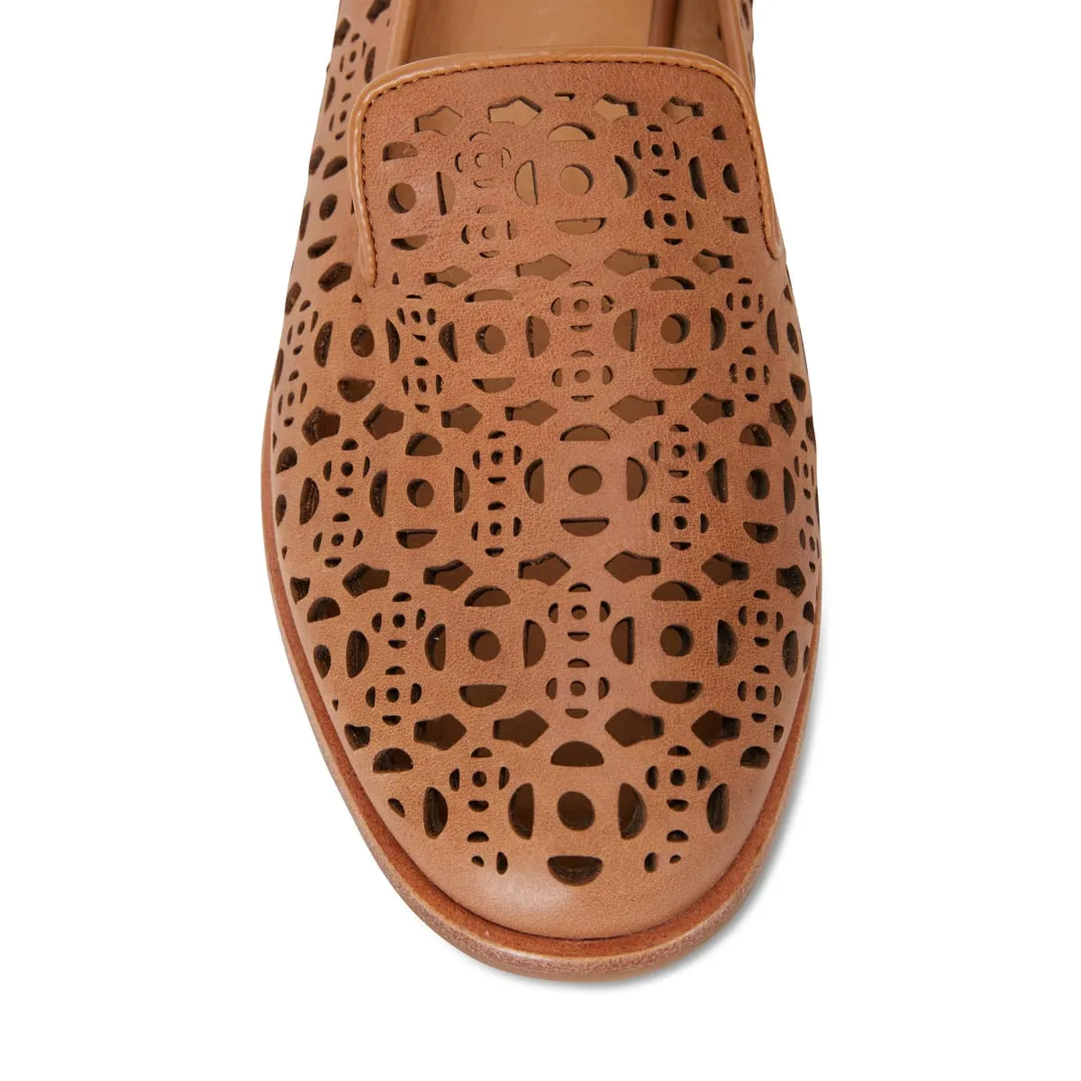 Satchel Loafer in Tan Leather