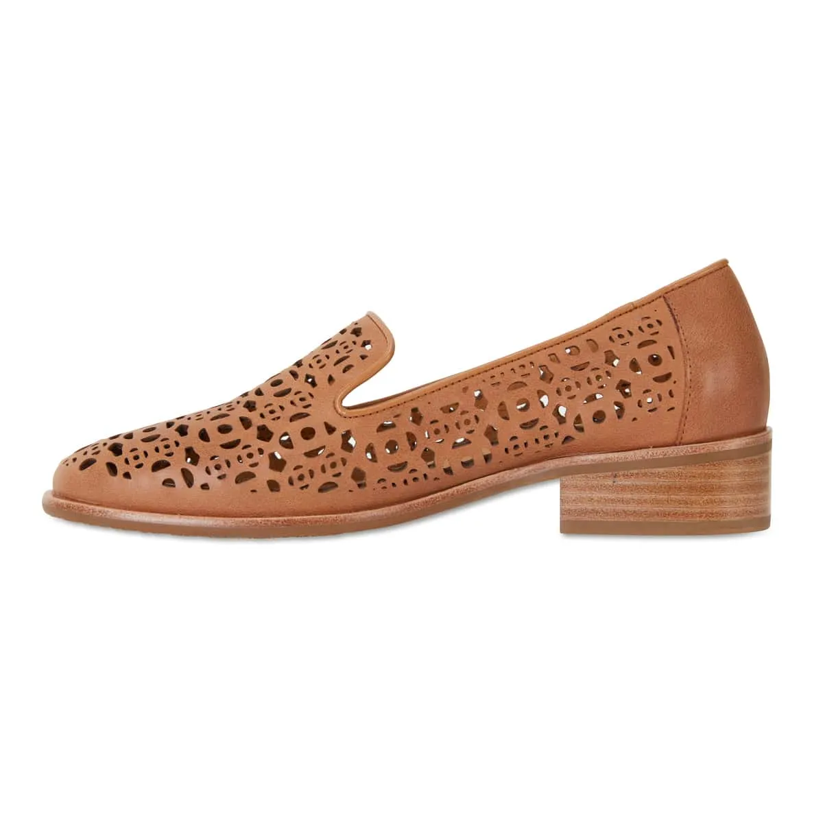 Satchel Loafer in Tan Leather
