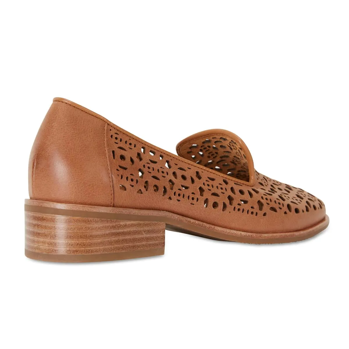 Satchel Loafer in Tan Leather