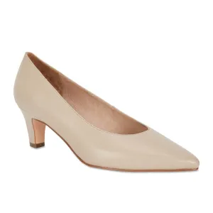 Seduce Heel in Nude Leather