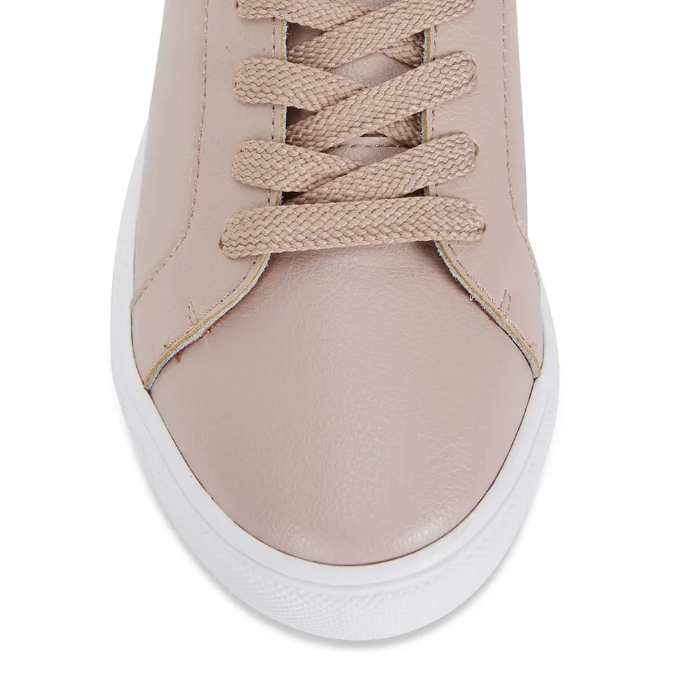 Serena Sneaker in Blush Leather