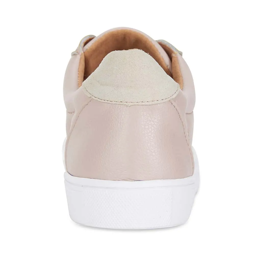 Serena Sneaker in Blush Leather