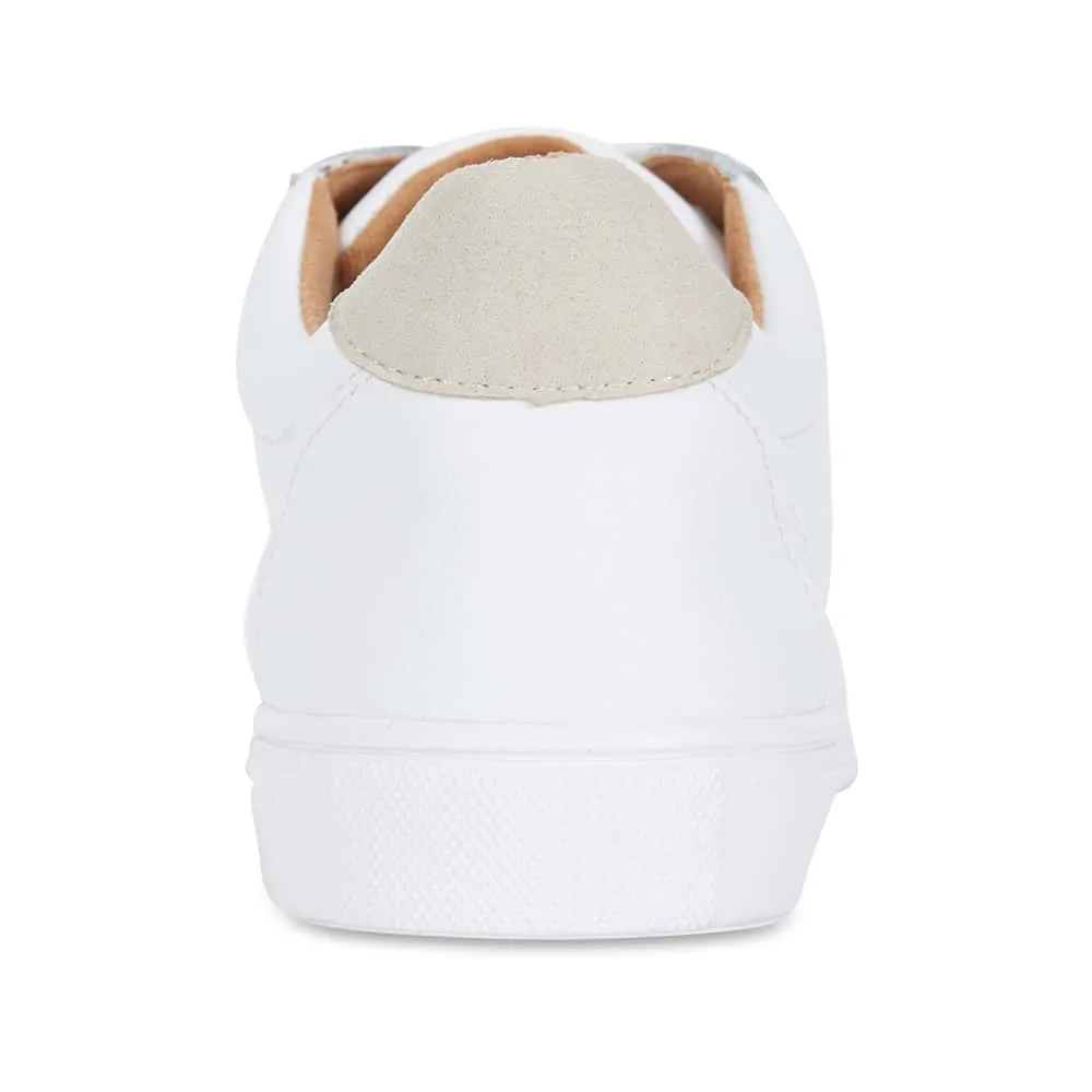Serena Sneaker in White Leather