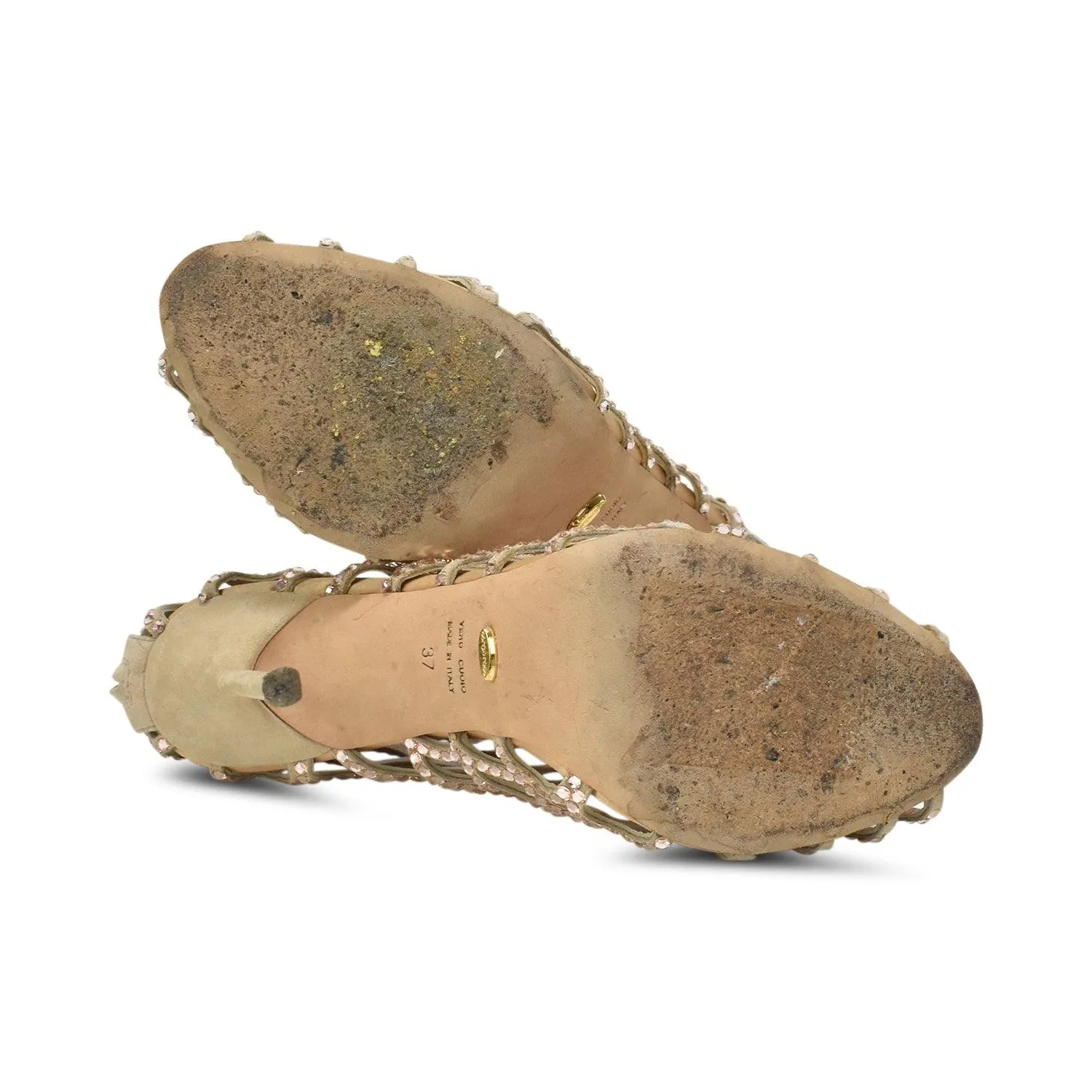 Sergio Rossi Peeptoe Heels - Women's 37