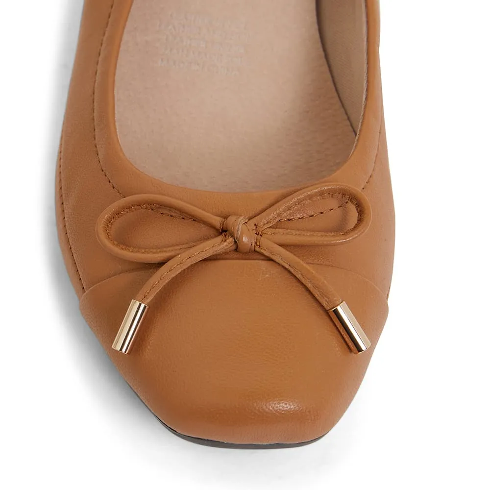 Shannon Heel in Tan Leather