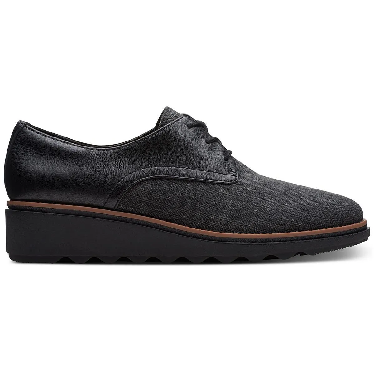 Sharon Rae Womens Lace-Up Leather Oxfords