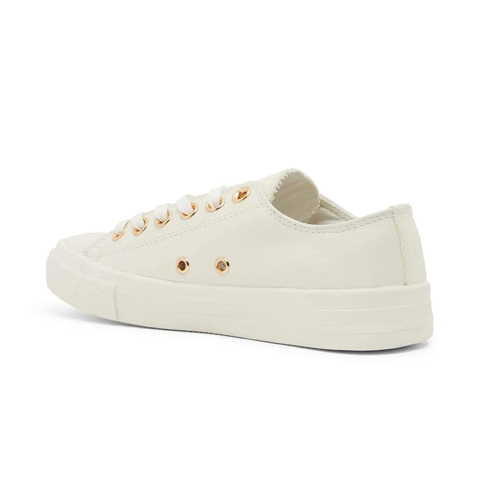 Sheldon Sneaker in White Leather