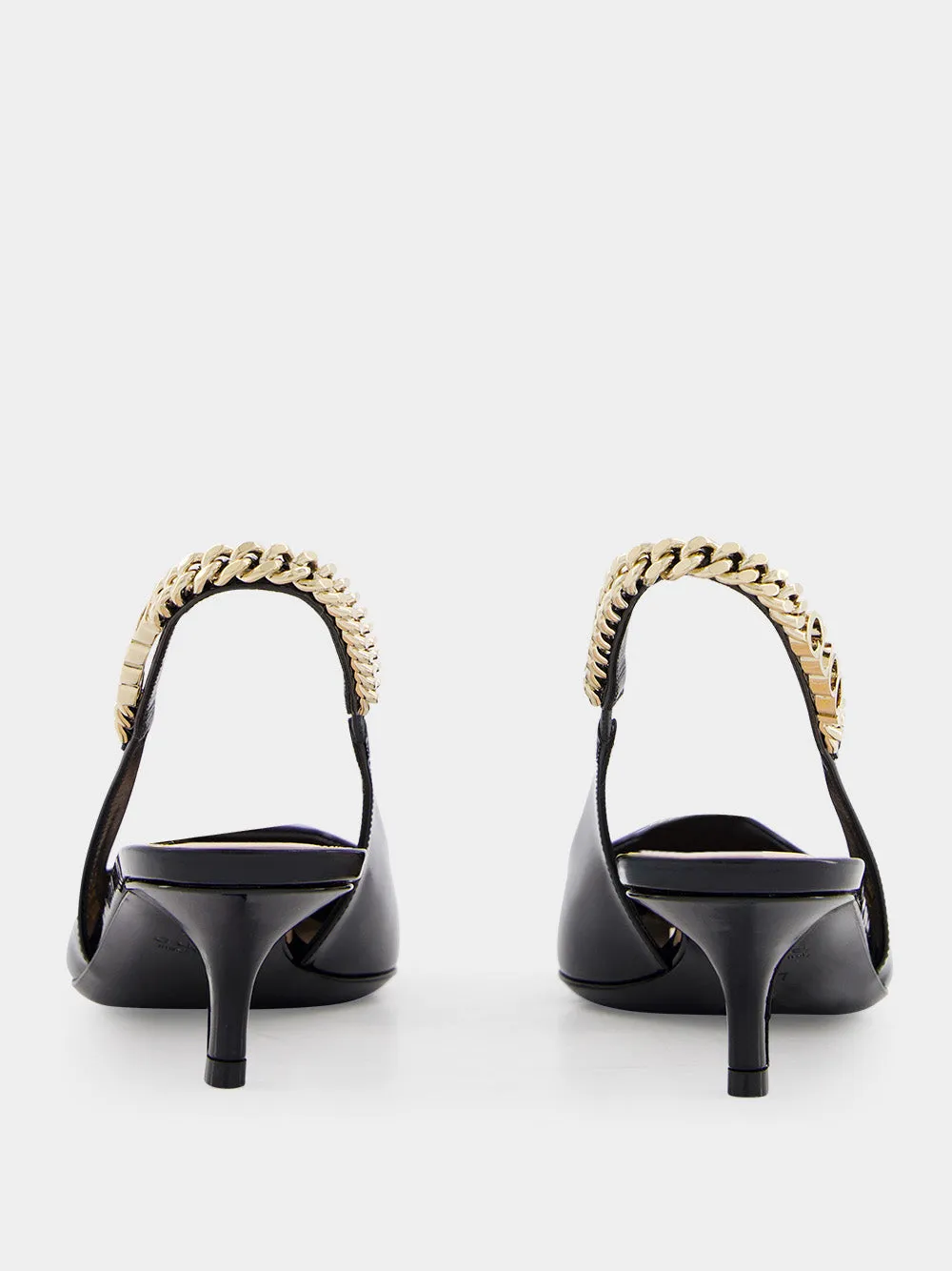 Signoria Slingback Black 105mm Pump