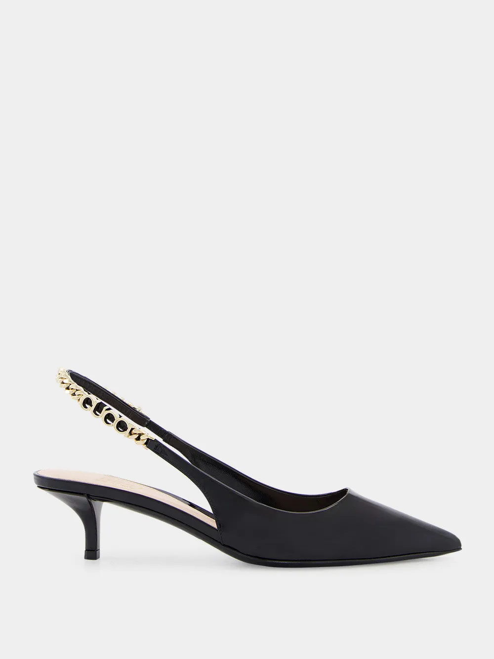 Signoria Slingback Black 105mm Pump