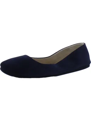 Sloop Womens Suede Round Toe Flats