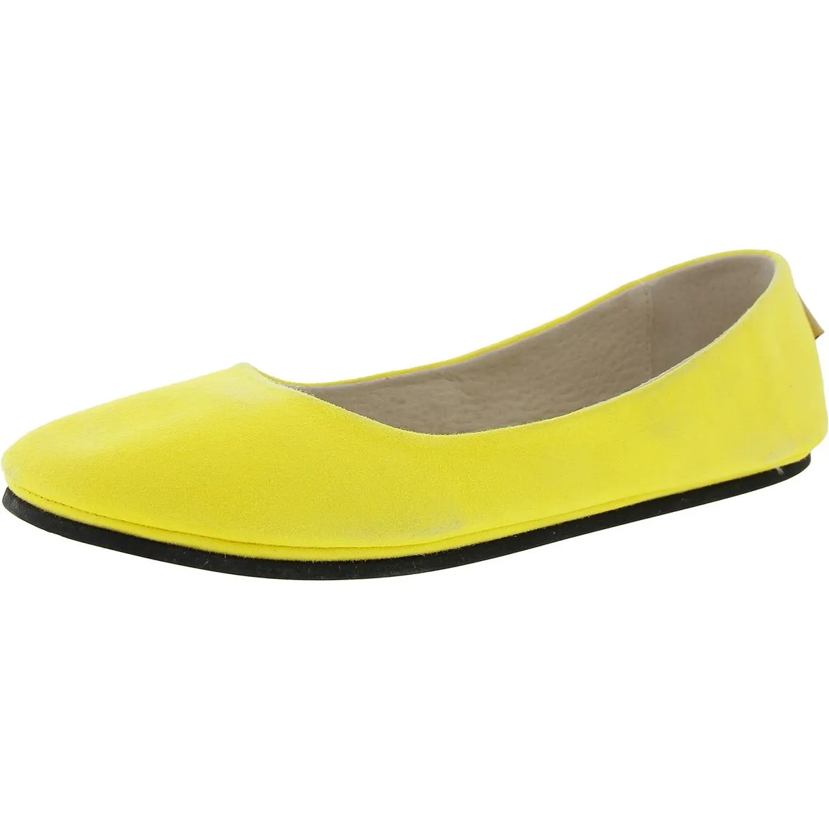 Sloop Womens Suede Round Toe Flats