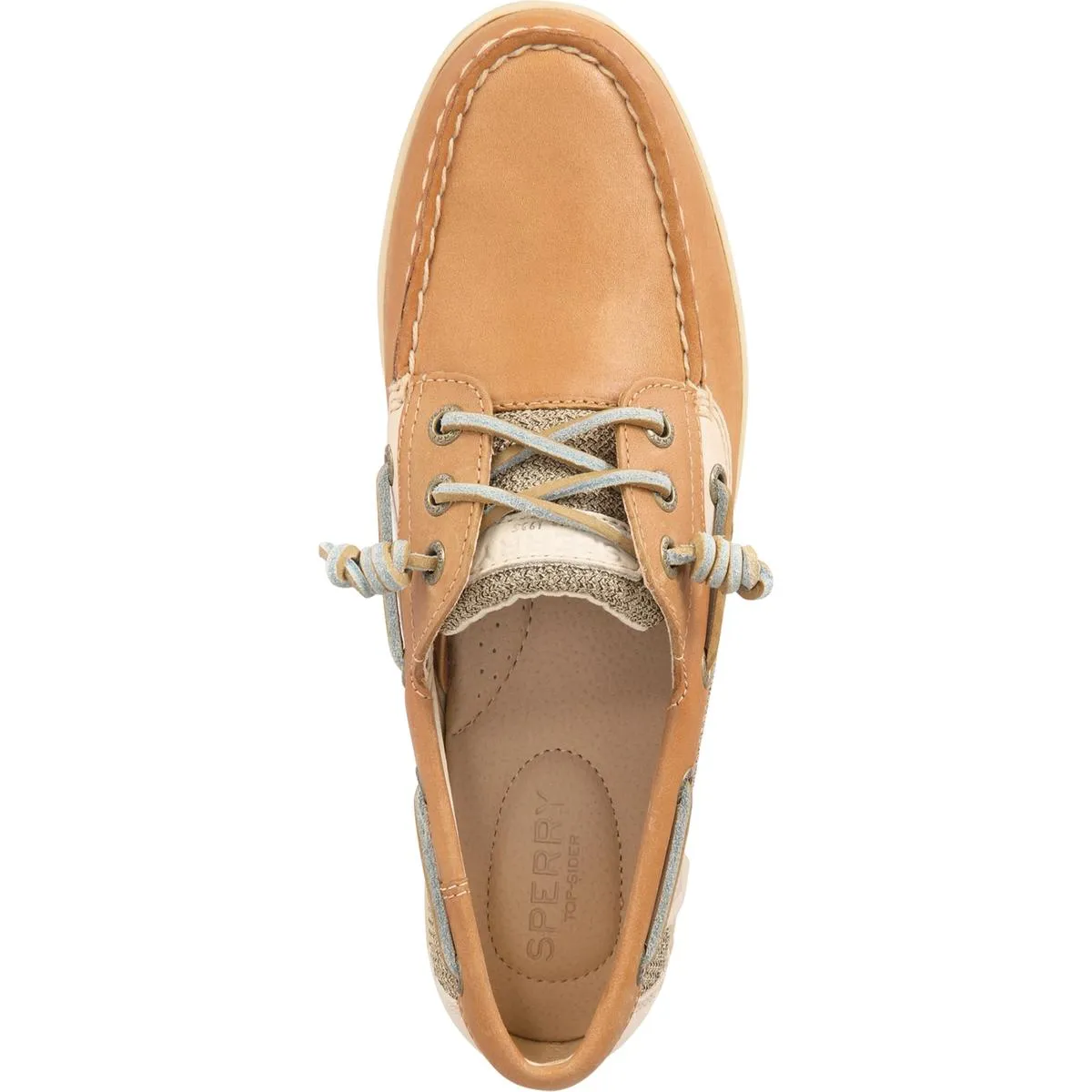 Songfish Womens Leather Slip On Boat Shoes