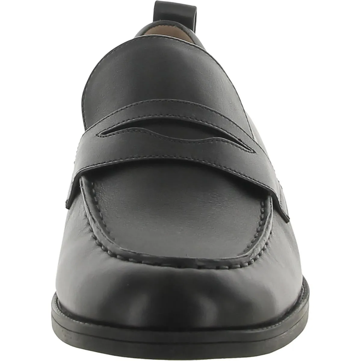 Stassi Womens Leather Embossed Loafers