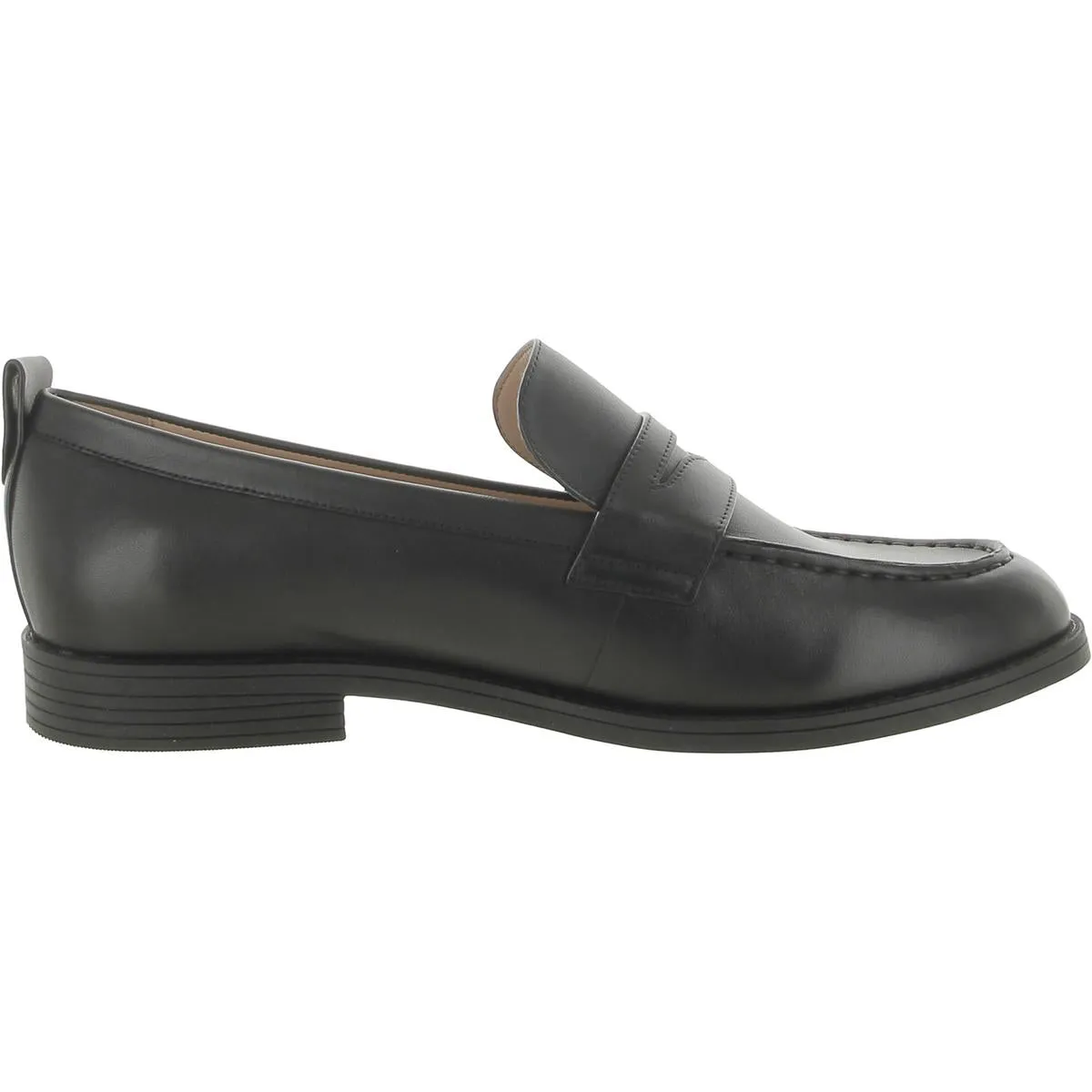 Stassi Womens Leather Embossed Loafers