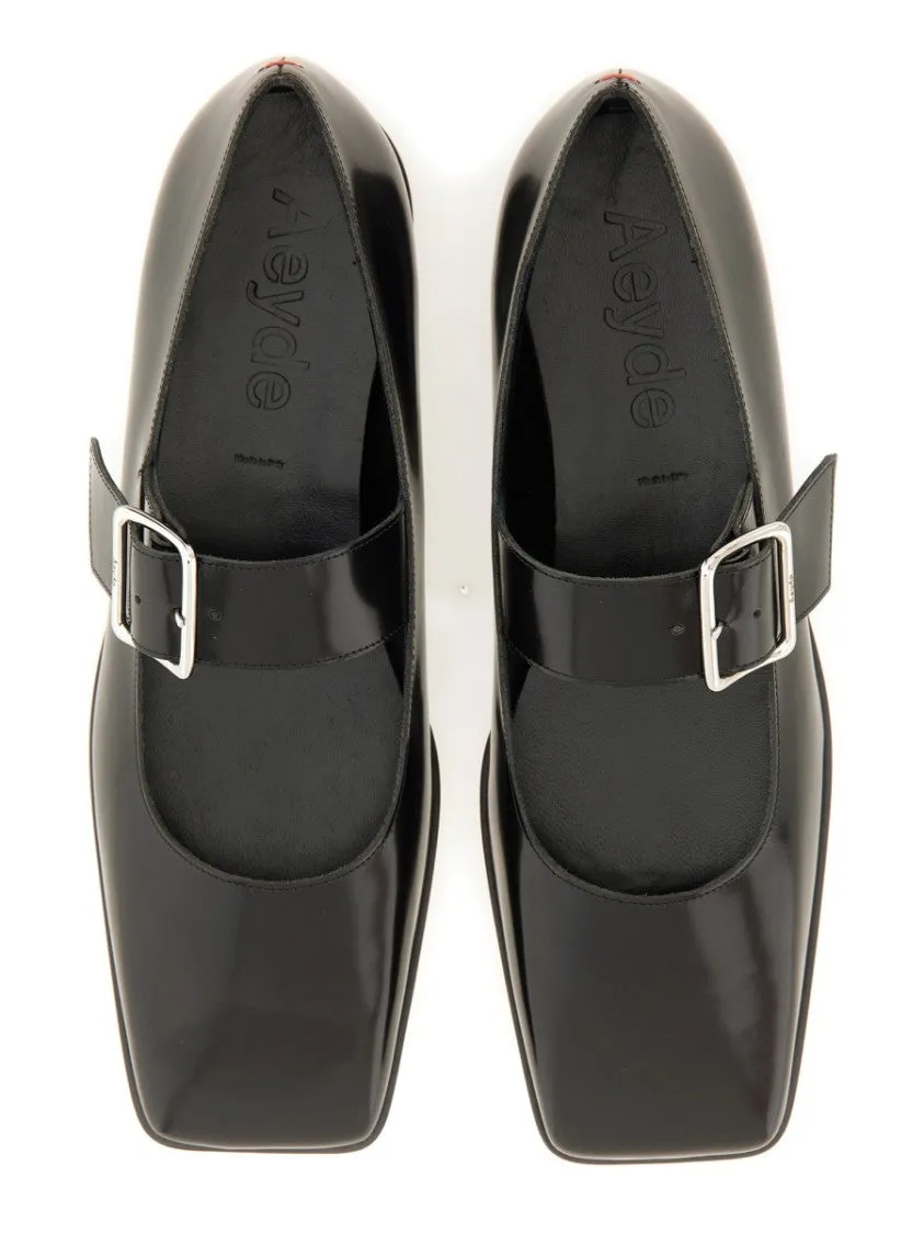 Sunny Polido Dancer Lamb Leather Flats