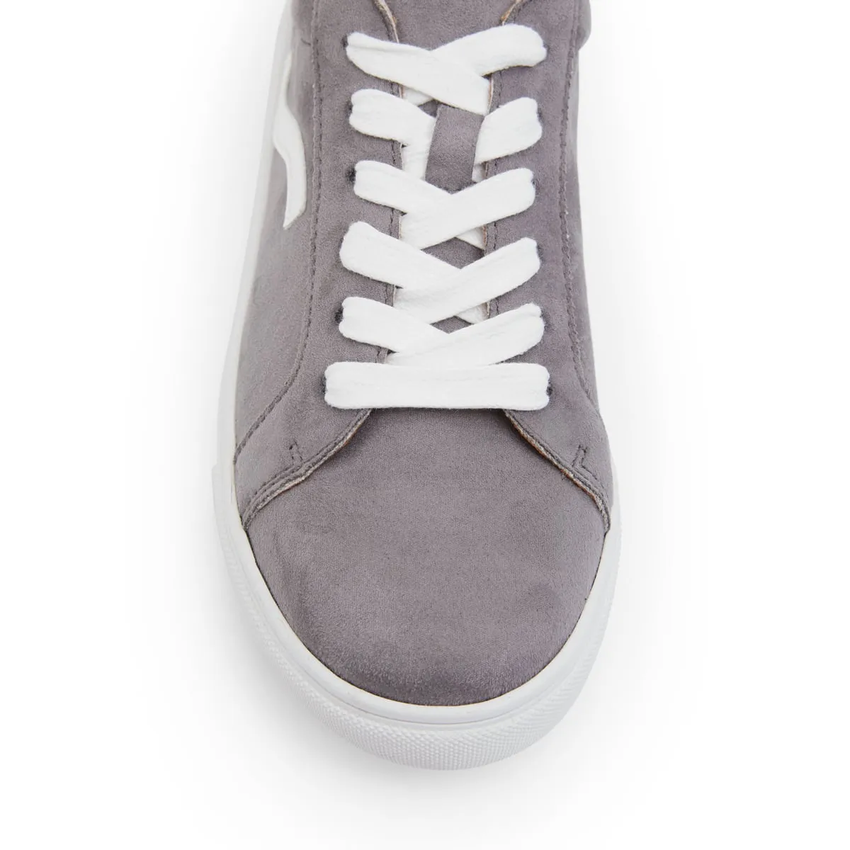 Swerve Sneaker in Grey Suede
