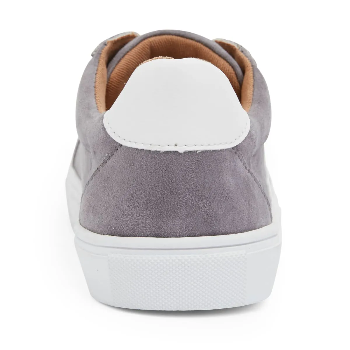 Swerve Sneaker in Grey Suede