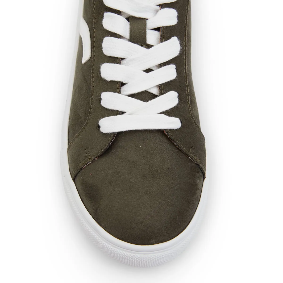 Swerve Sneaker in Khaki Suede