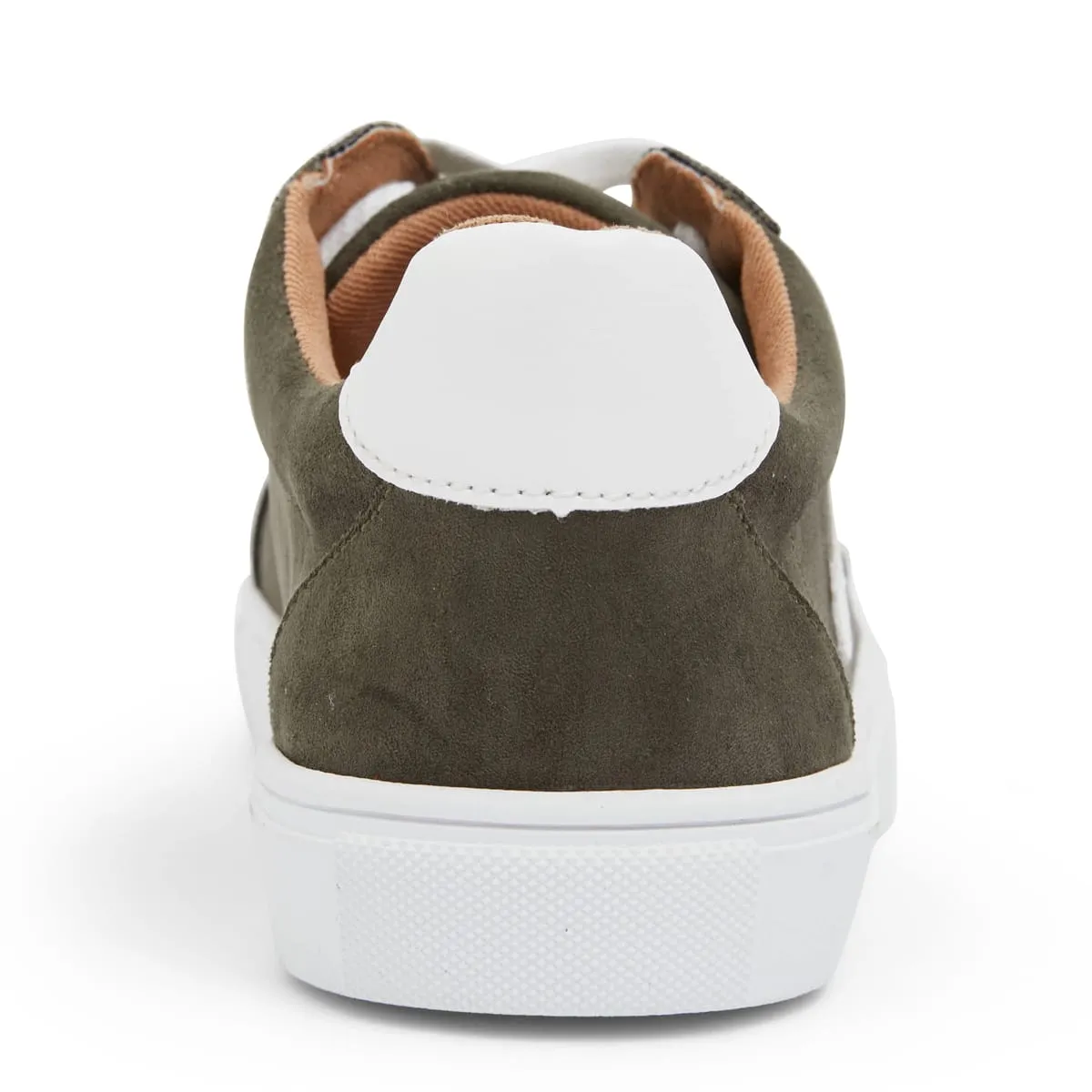 Swerve Sneaker in Khaki Suede