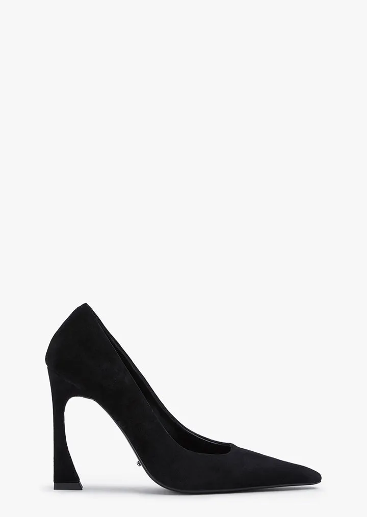 Swish Black Suede