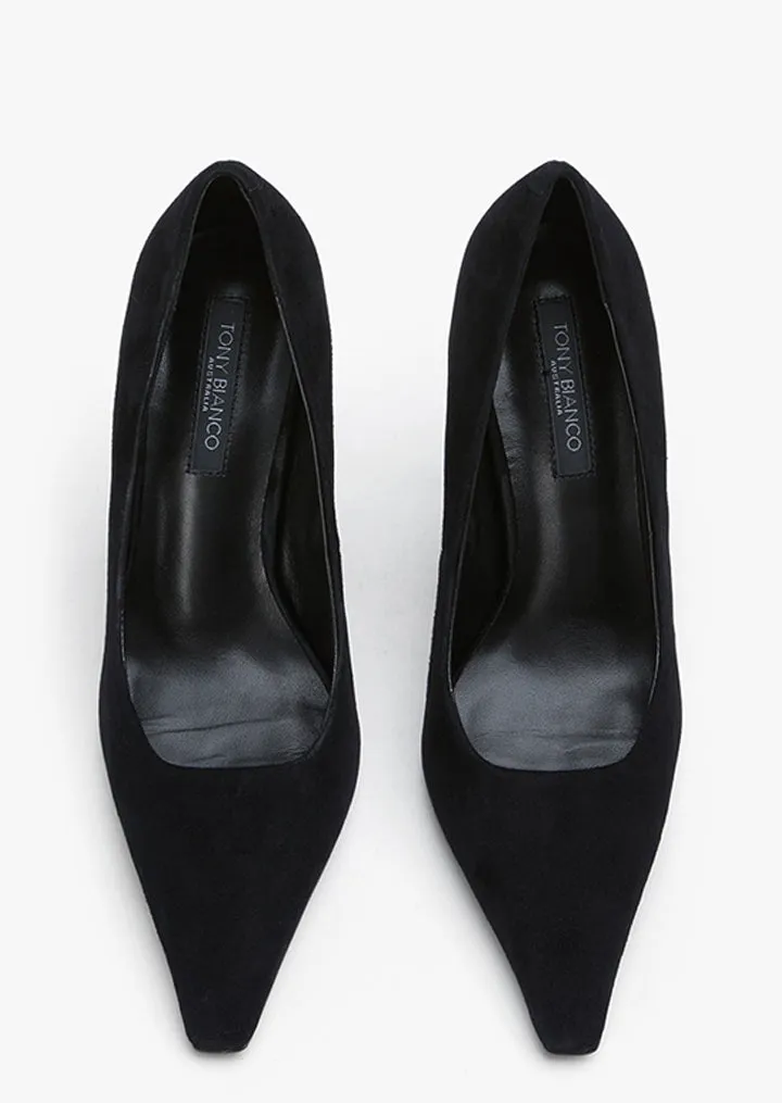 Swish Black Suede